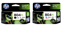HP 804XL Genuine Black and Color 2 Inks