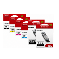Canon PG-680XL/ CLI-681 Genuine Value Pack 6-INKS