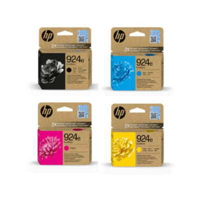 HP 924e Genuine High Capacity EvoMore Value Pack 4-Ink