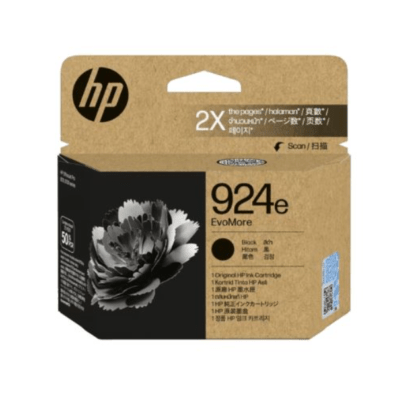 HP 924e Black Genuine High Capacity Ink Cartridge