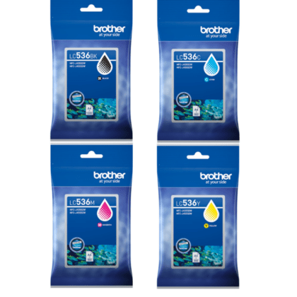 Brother LC-536 Genuine 4-Ink Value Pack