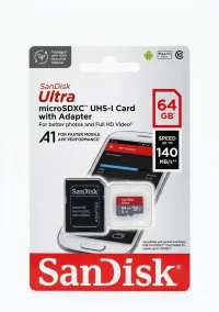 SanDisk Ultra MicroSDXC UHS-I Card with Adapter 64GB