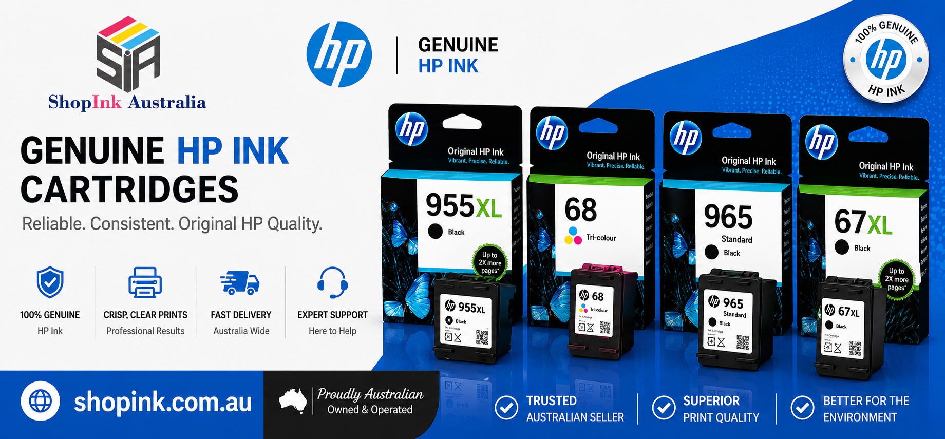 HP Genuine Ink Cartridges