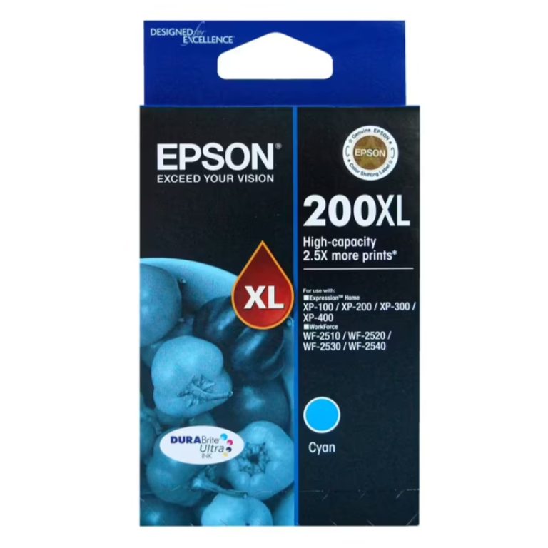 Epson 200XL Cyan Genuine Ink Cartridge